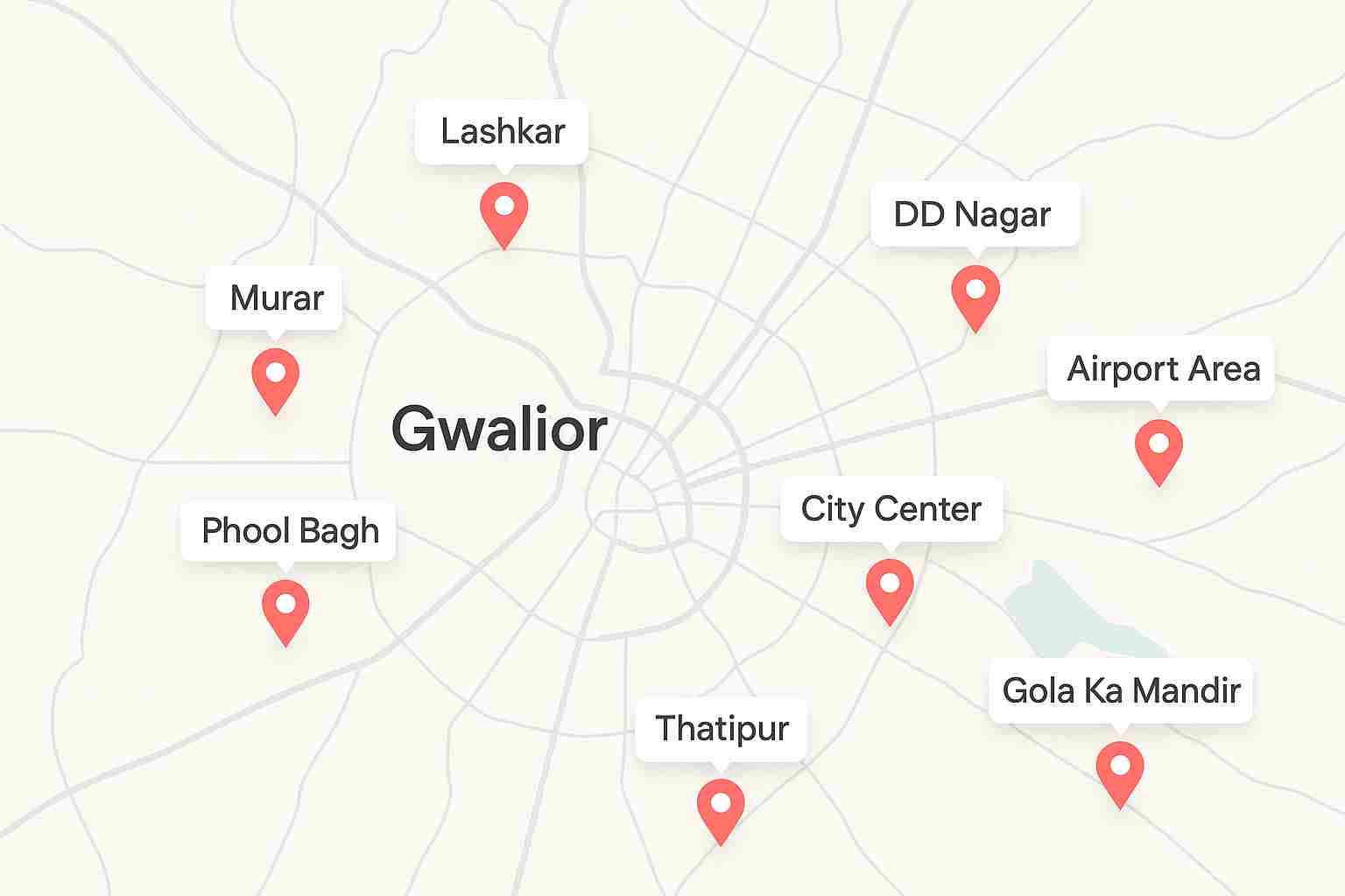 Gwalior Map